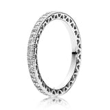 Simple Peach Heart Openwork Ring – Meaningful Gifts — 9