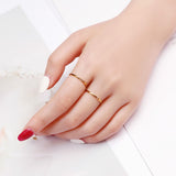 Women's Simple Titanium Steel Ring – Gifts for Her — 2