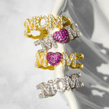 Letter Heart Shape Mother's Day Opening Adjustable – Gifts for Her — 6