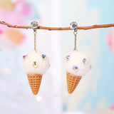 Long Cute Animal Plush Long Chain Earrings – Stylish Gifts — 9