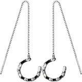 S925 silver ear wire one-piece two earrings – Holiday Gift Ideas — 3