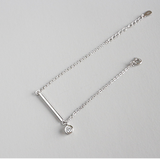 S925 Sterling Silver Long Zircon Pendant Bracelet – Jewelry Gift Ideas — 3