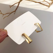 Circle Hoop Golden Metal Earrings for Women – Gifts for Her — 4