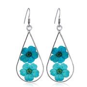 Transparent Natural Dried Flower Earrings – Everyday Gifts — 1