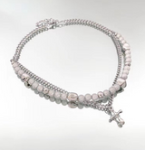 Multi Panel Reflective Pearl Bracelet – Jewelry Gift Ideas — 4
