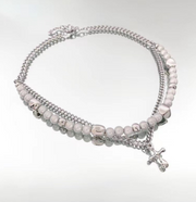Multi Panel Reflective Pearl Bracelet – Jewelry Gift Ideas — 4