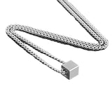 Three-dimensional Small Square Pendant Necklace – Jewelry Gift Ideas — 7