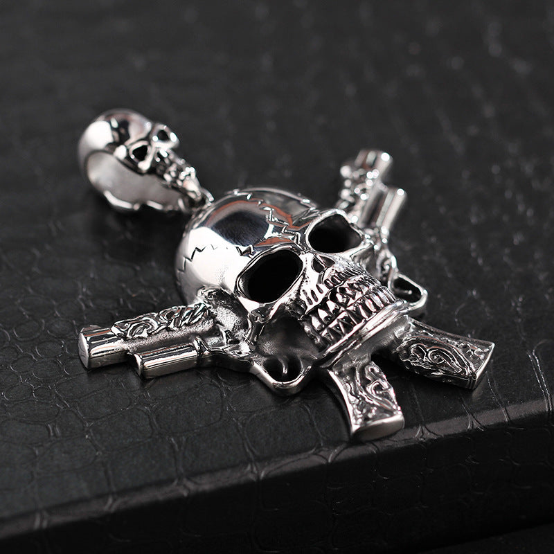 Punk Retro Skull Ghost Head Necklace Pendant – Jewelry Gift Ideas — 1