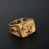 Vintage Stainless Steel Accessories, Eagle Ring – Stylish Gifts — 4