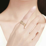 Lace Allures European And American Gold Ring – Small Gift Ideas — 2