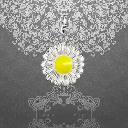 Daisy Flower Charm Pendant 925 Sterling Silver – Jewelry Gift Ideas — 1