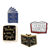 Cartoon book flip book brooch – Jewelry Gift Ideas — 11