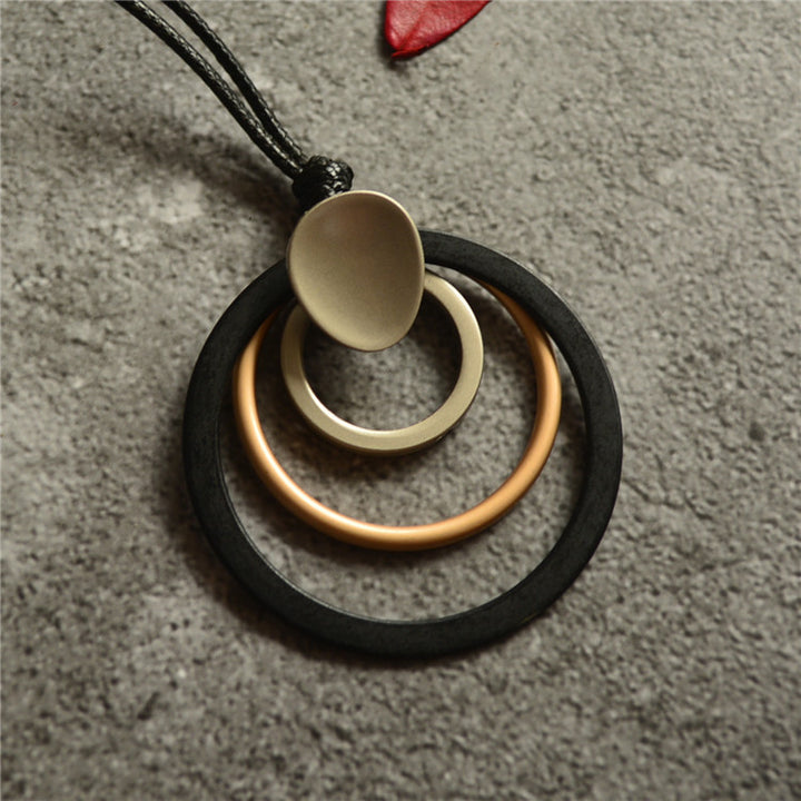 High-End Fashion Accessories, Circle Pendant – Jewelry Gift Ideas — 1