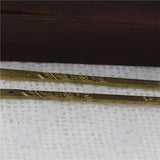 150MM Pure Copper Embossed Flat Hairpin – Birthday Gifts — 8