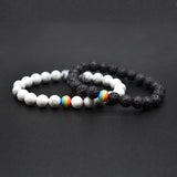 Stone Beads Couple Bracelets Volcanic Stone Beads – Jewelry Gift Ideas — 1