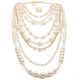 Multi-layer pearl necklace – Jewelry Gift Ideas — 5