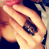 Personalized Hollow Flower Ring Is Cool And Stylish – Birthday Gifts — 1