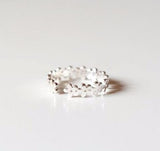 Lovely quality flower hollow plain silver ring – Useful Gifts — 4