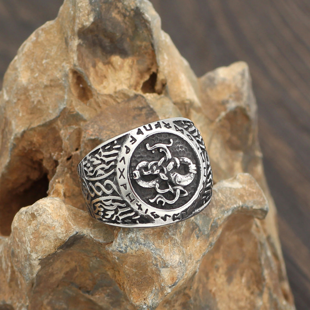 Rune Ring Domineering Men's Ring – Gifts for Him — 1