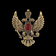 High-end Retro Wings Double-headed Eagle Badge Brooch – Stylish Gifts — 2