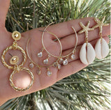 Alloy Shell Earring Contracted Shell Combination – Jewelry Gift Ideas — 3