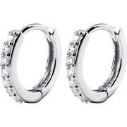 Korean style micro-encrusted circle earrings small – Stylish Gifts — 5