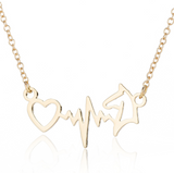 Round Animal Heartbeat Necklace – Jewelry Gift Ideas — 12