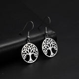 Fashion Simple Tree Of Life Pendant Earrings – Stylish Gifts — 6