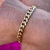 Stainless Steel Six Side Grinding Cuban Bracelet – Jewelry Gift Ideas — 3