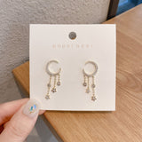 Net Red Same Temperament Tassel Star and Moon Earrings – Gift Ideas — 1