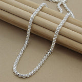 Silver Plated Round Box Necklace Clip Clasp – Jewelry Gift Ideas — 2