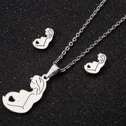 Jewelry Women Cute Angel Pendant Stainless Steel – Jewelry Gift Ideas — 2