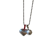 Cooperized Silver Brushed Heart Necklace – Jewelry Gift Ideas — 4