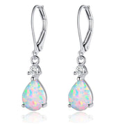 Light Luxury Water Drop Copper Zircon Earrings Female – Gifts for Her — 9