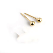 Sterling Silver Beans Round Bead Earrings – Thoughtful Gifts — 4