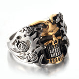 Vintage Skull Ghost Head Titanium Steel Ring – Practical Gifts — 6
