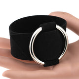 Velvet bracelet metal round buckle bracelet – Jewelry Gift Ideas — 4