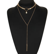 Street Shot Necklace Handmade Sequins Star Tassel – Jewelry Gift Ideas — 5