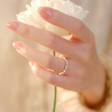 Birthday Gift Vintage Style Sterling Silver Bead Ring – Stylish Gifts — 3