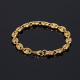 Coffee Beans Link Chain Bracelet – Jewelry Gift Ideas — 3