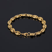 Coffee Beans Link Chain Bracelet – Jewelry Gift Ideas — 3