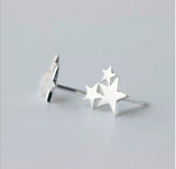 925 sterling silver Star Stud Earrings – Birthday Gifts — 2