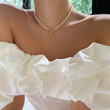 Vintage Pearl Necklace Female Clavicle Chain – Jewelry Gift Ideas — 3