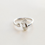Simple personality creative kitten opening ring – Cat Lover Gifts — 6