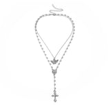 Y cross tassel necklace – Jewelry Gift Ideas — 1