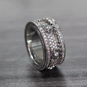 Fashion Eyelet Star Wheel Spinning Ring – Stylish Gifts — 8