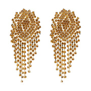 Long tassel inlaid earrings – Holiday Gift Ideas — 9