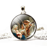 Virgin Mary Pendant Necklace Angel Necklace – Jewelry Gift Ideas — 1