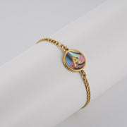 Stainless Steel Round Letter Bracelet – Jewelry Gift Ideas — 2