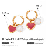 European And American Stainless Steel Pearl Earrings – Useful Gifts — 3